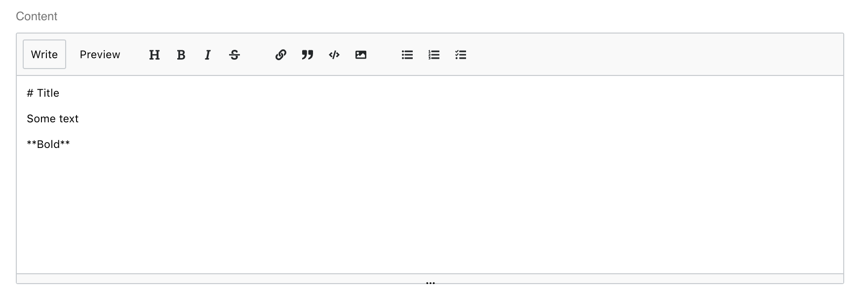 `<MarkdownInput>` example
