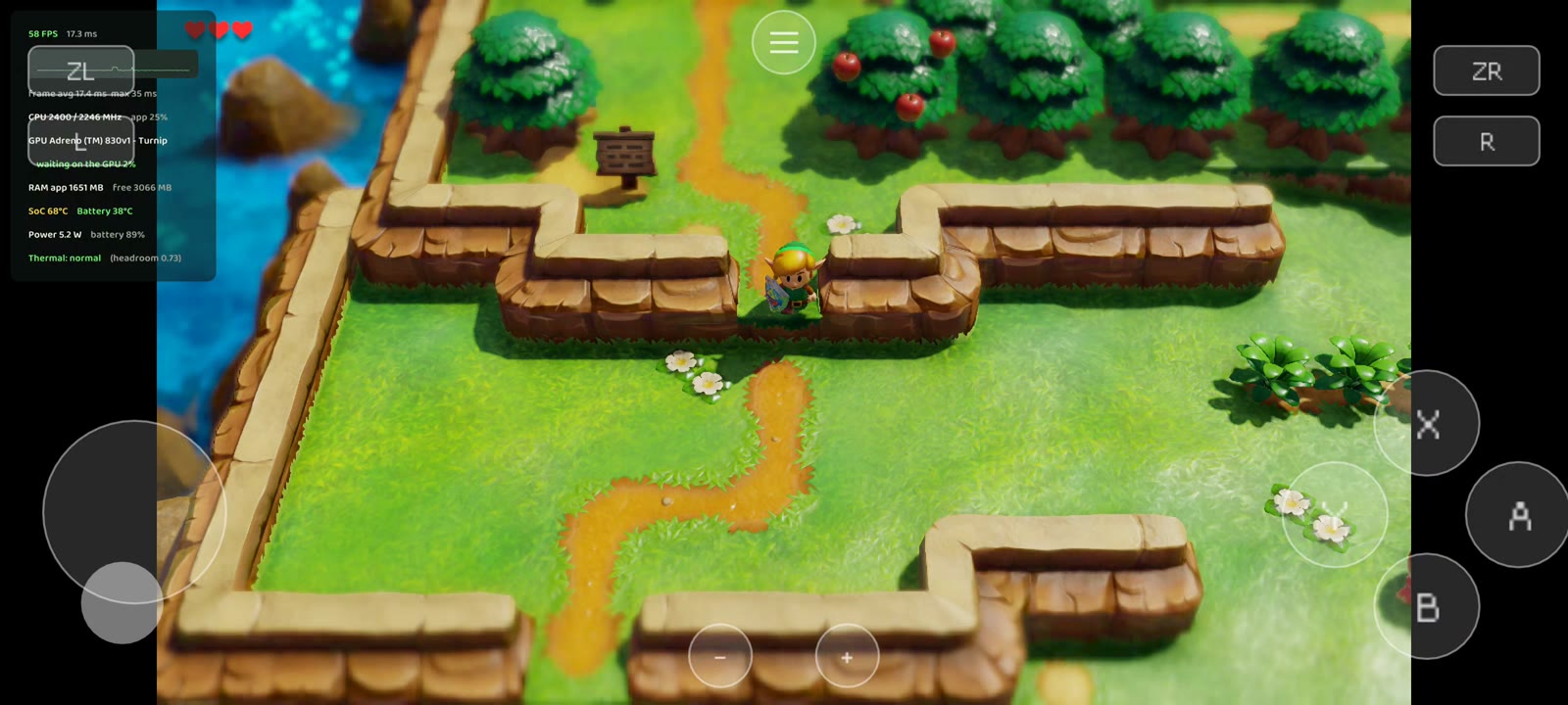 Overworld, 58 fps