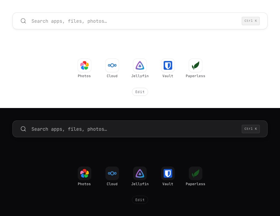 Light and dark themes