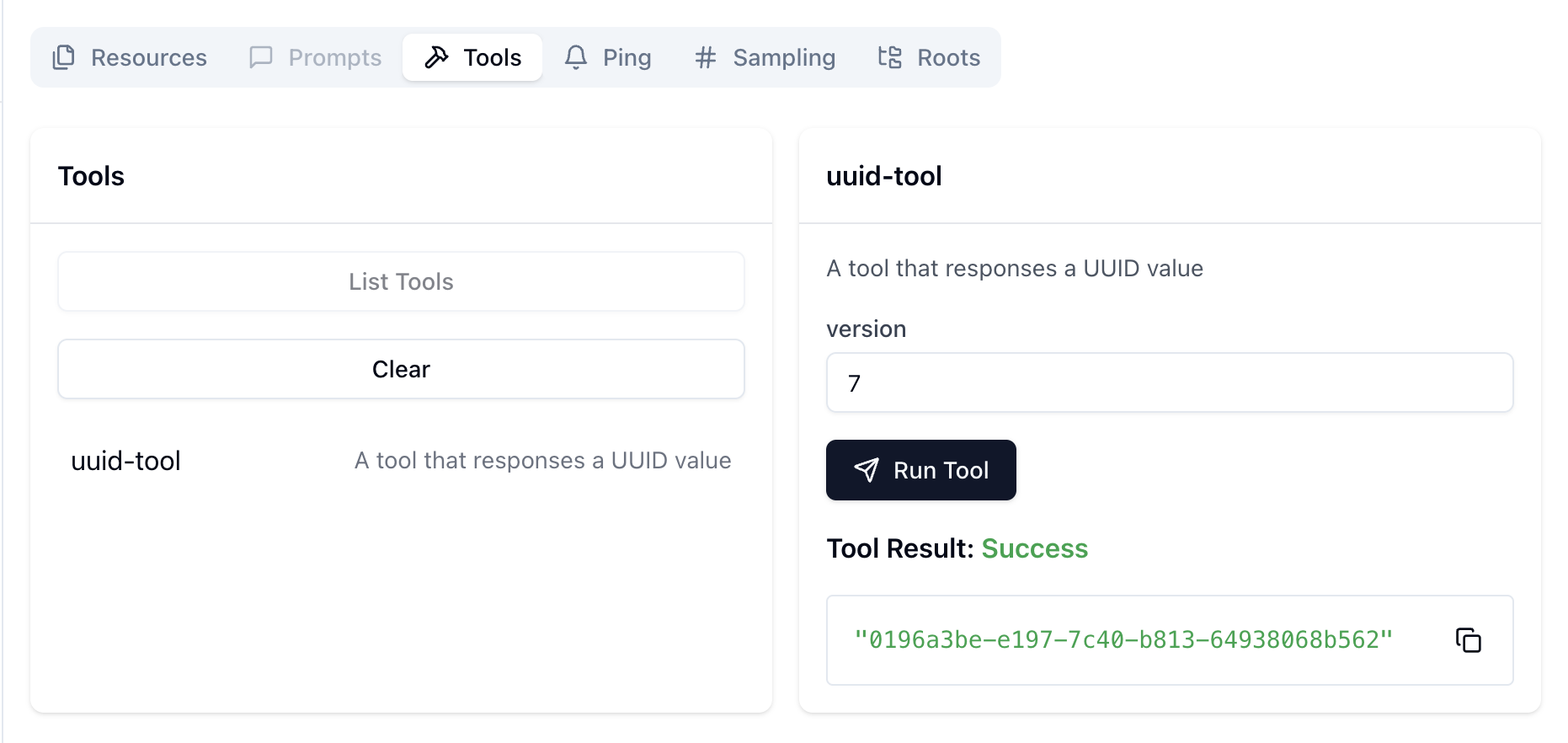 Inspector Web page