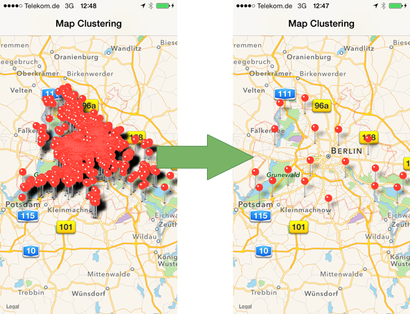 Map Clustering