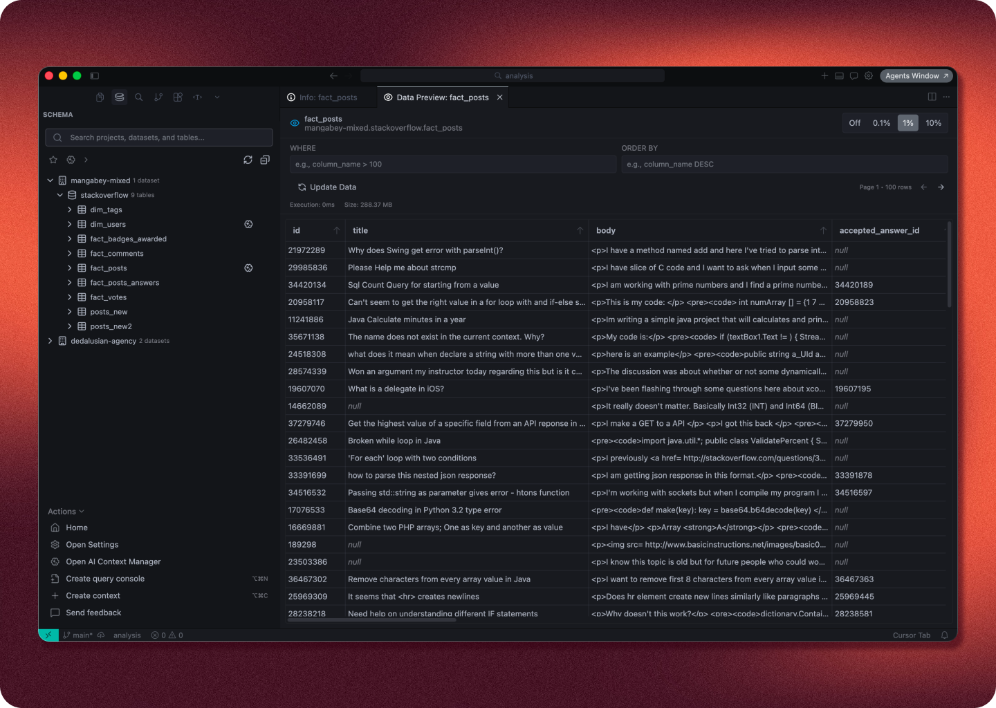 AI write context