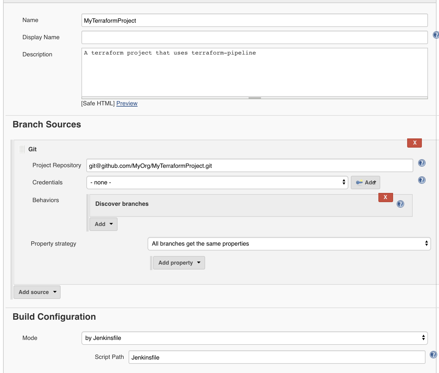 Loading/Configuring Project