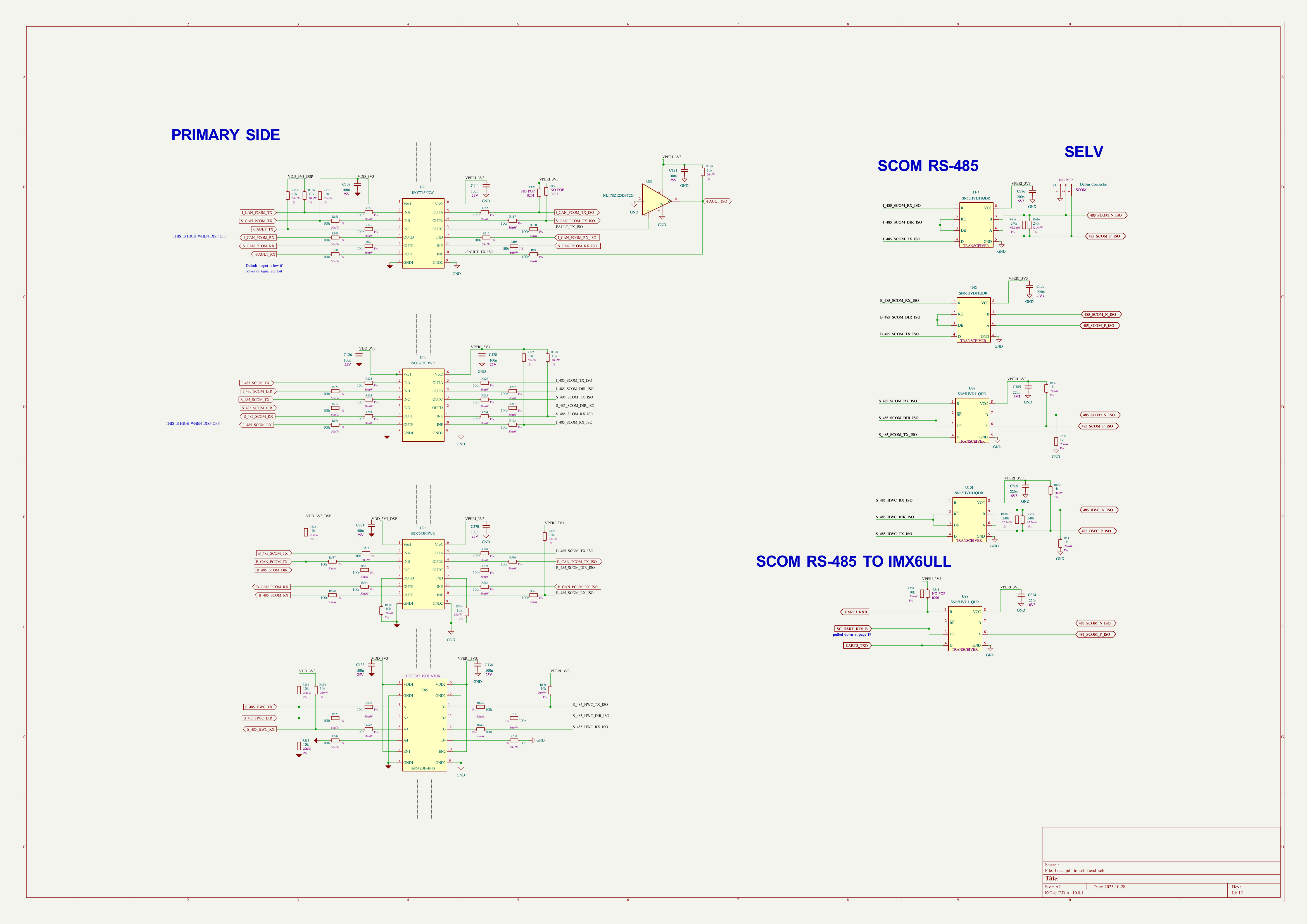 Isolated rs485-modbus transceiver