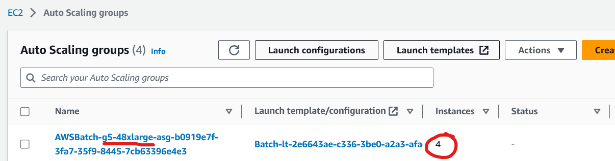 EC2 ASG check instances launched