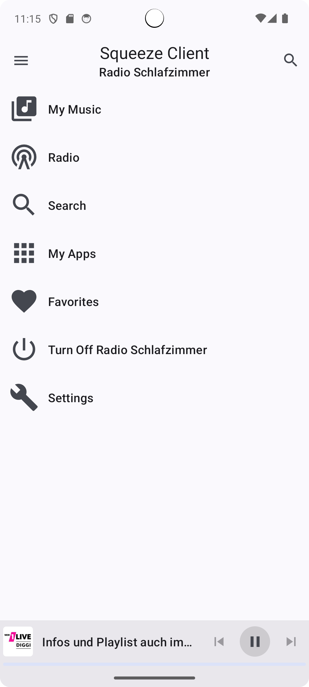 Screenshot 1 of Squeeze Client — opens full size