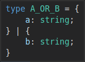 Resulting type when using the union operator