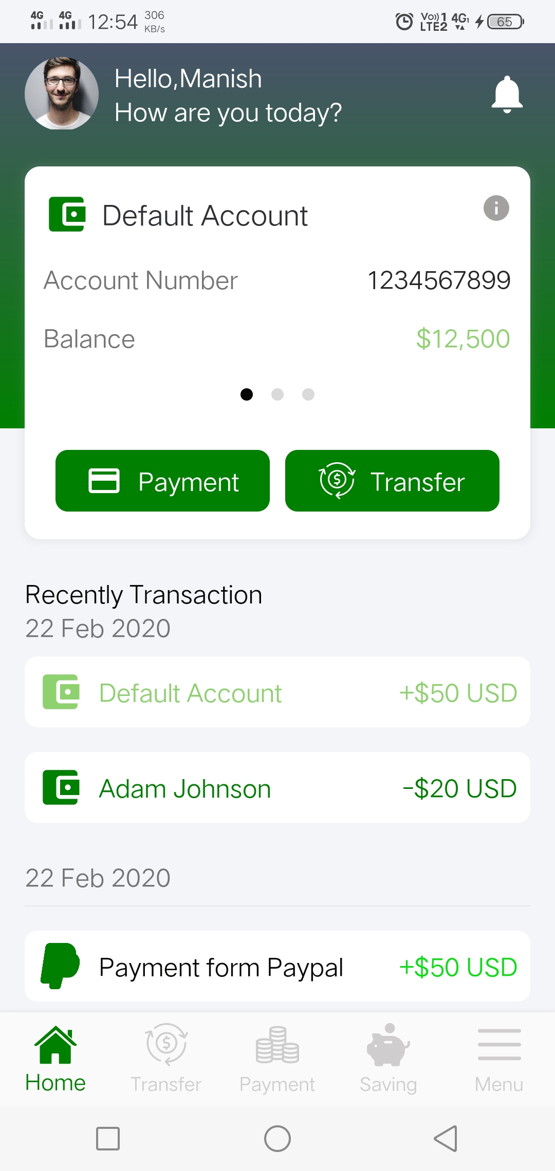 Free Flutter Banking UI Kit