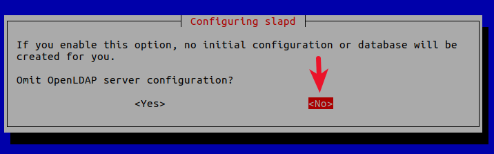 Config slapd