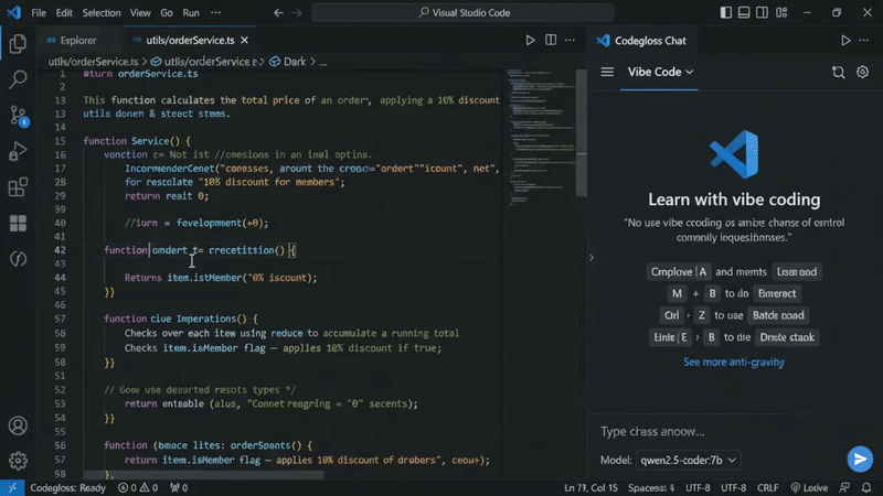 Codegloss Workflow Demo