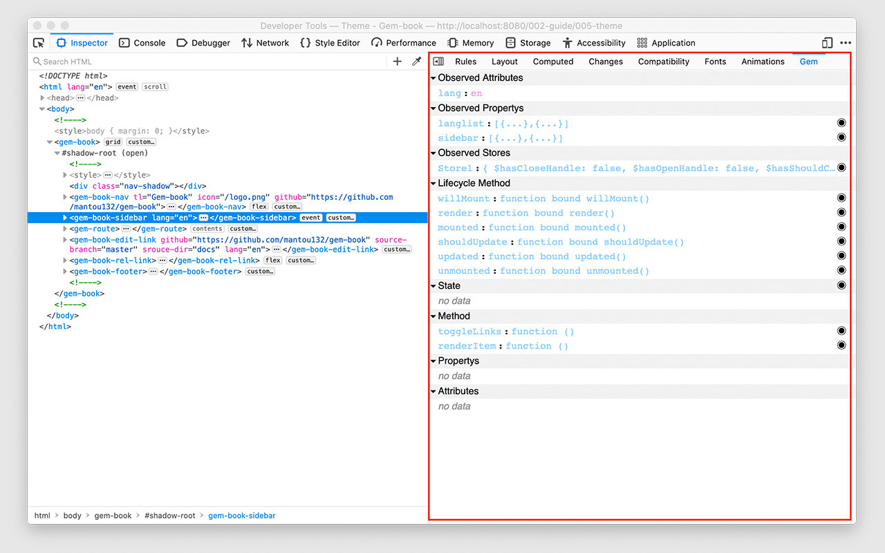 Gem DevTools