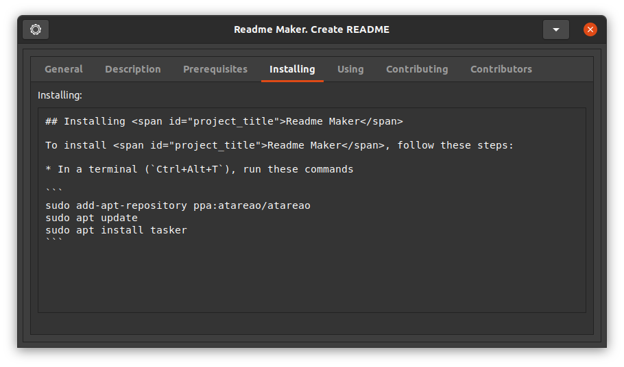 readmemaker