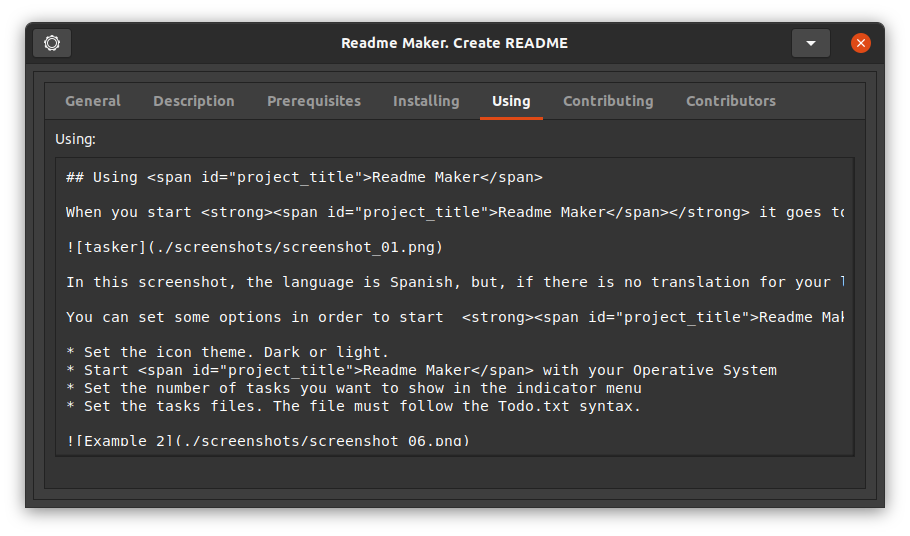 readmemaker