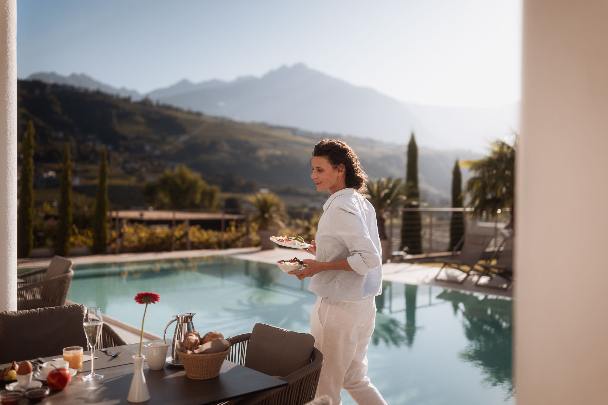 Hotel Maria Theresia outdoor pool