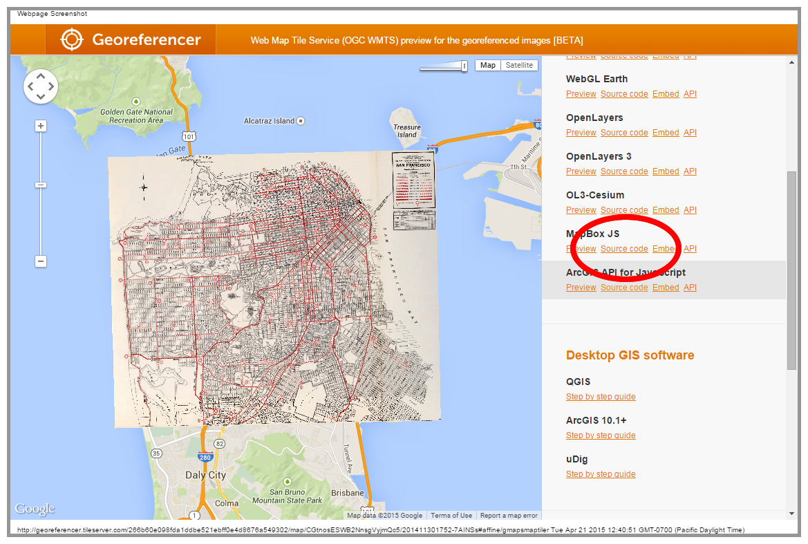 MapBox Embed Code