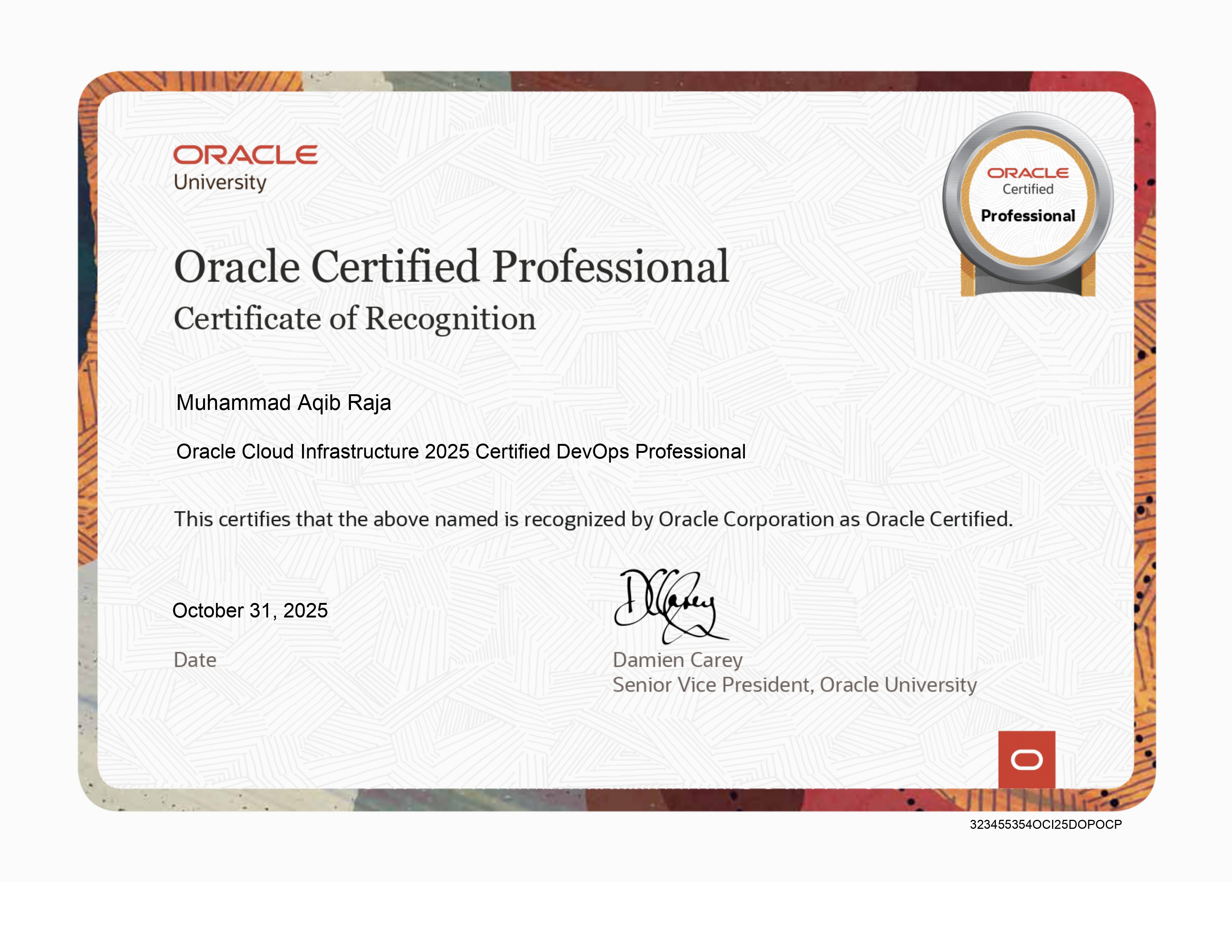 Oracle Certified DevOps Professional