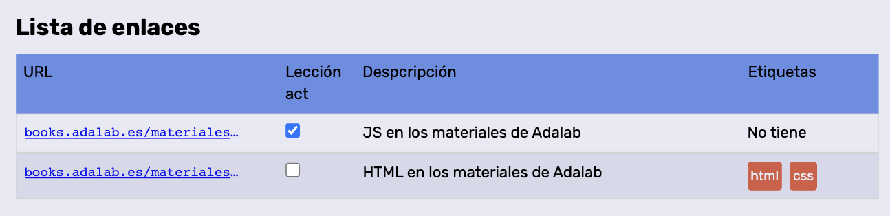 Screenshot de la aplicación web