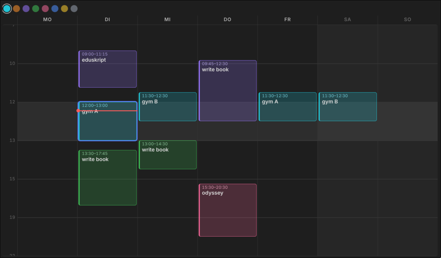 WeekGrid