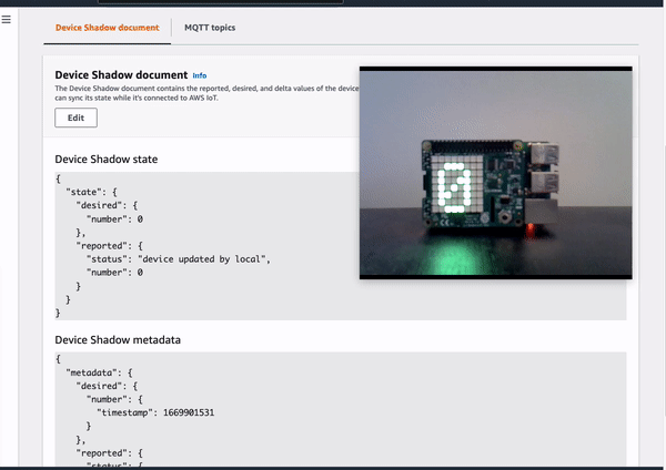 Cloud to Device Shadow Update