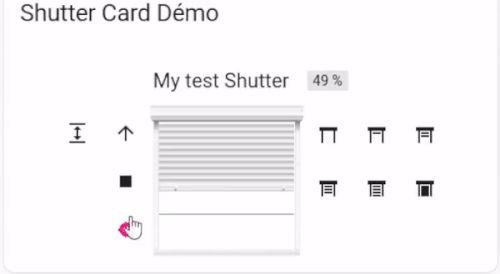 Shutter card