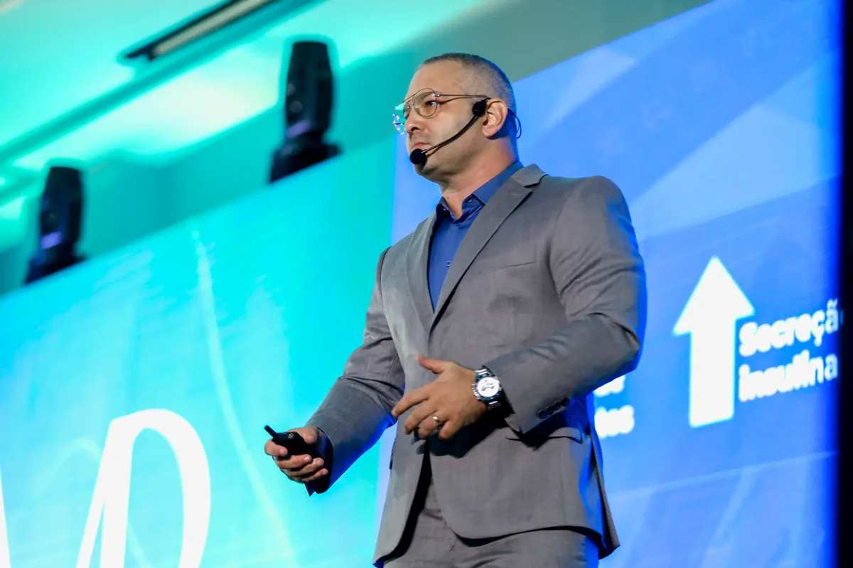 Dr. Guili Pech no palco