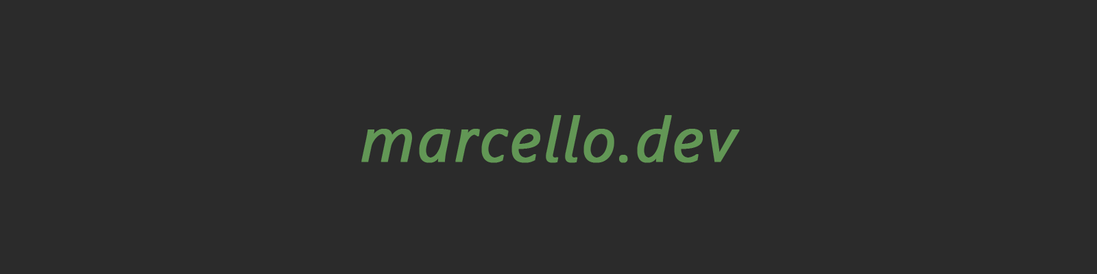 marcellocamara (Marcello Câmara) · GitHub