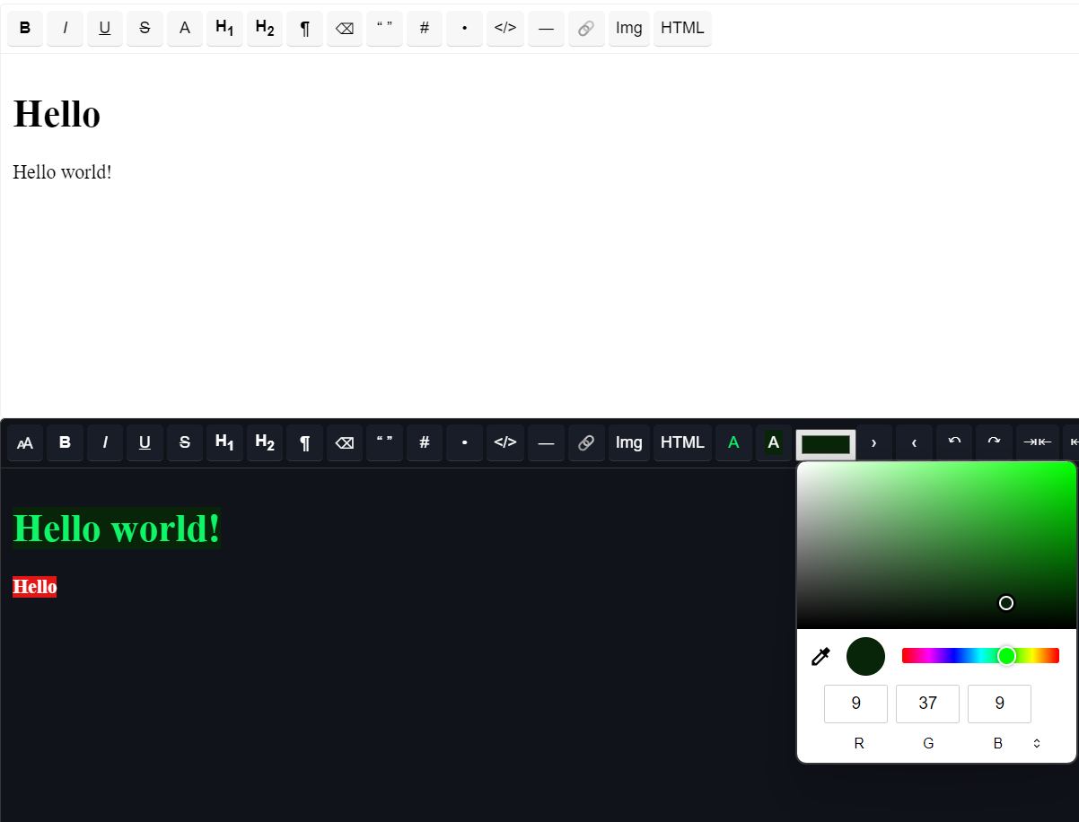 Live demo