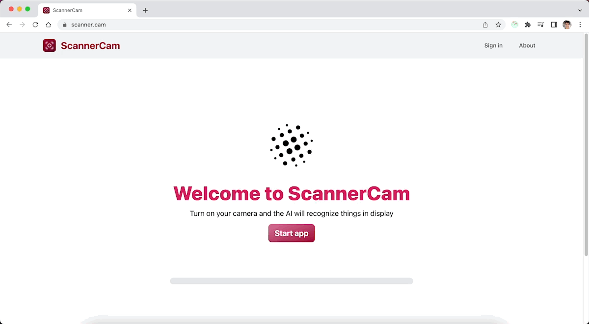 Demo of ScannerCam