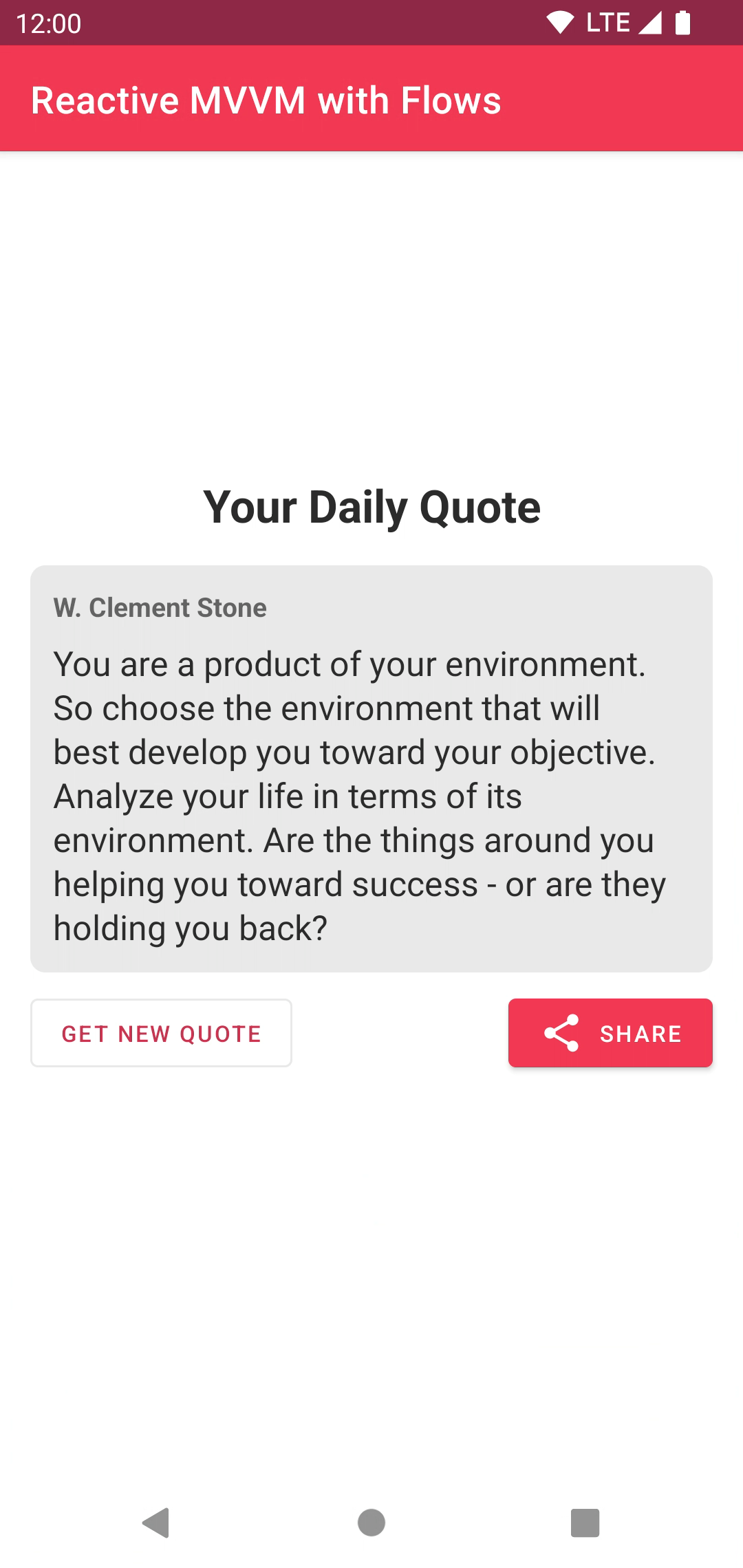 Your Daily Quote app