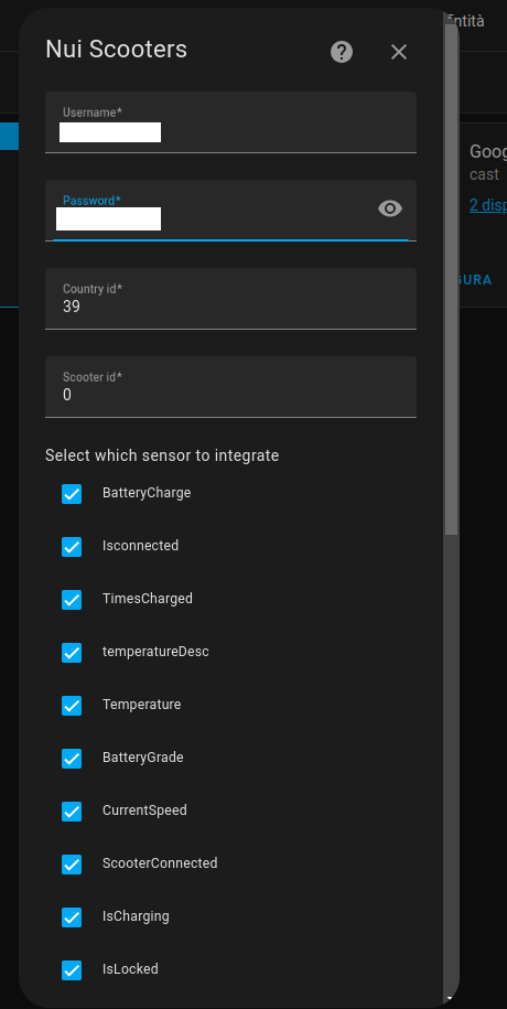 config flow