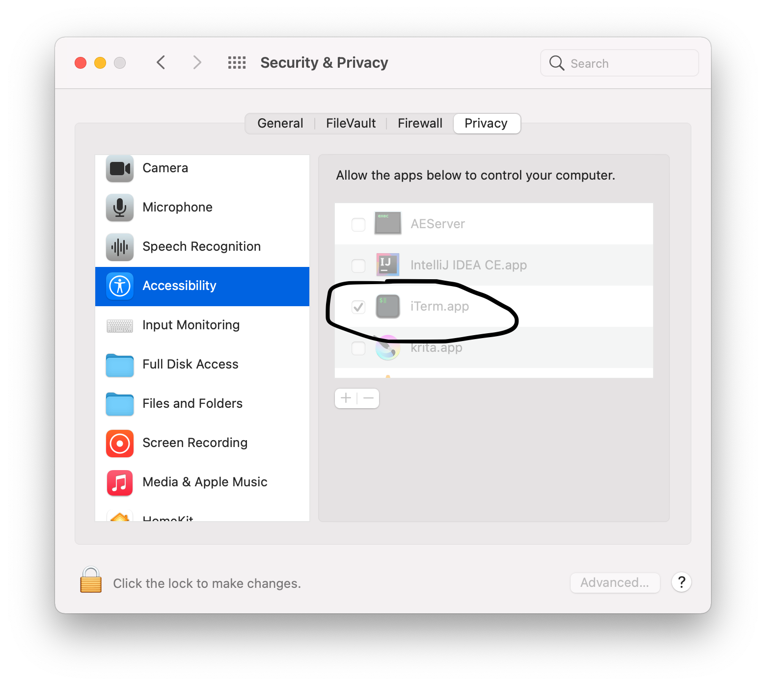 macOS settings needed for IT