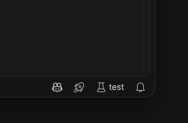 Task Pinboard status-bar buttons