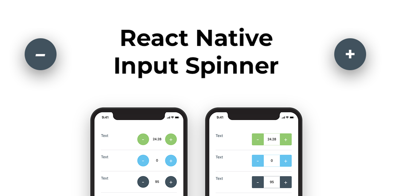 React native input spinner Npm