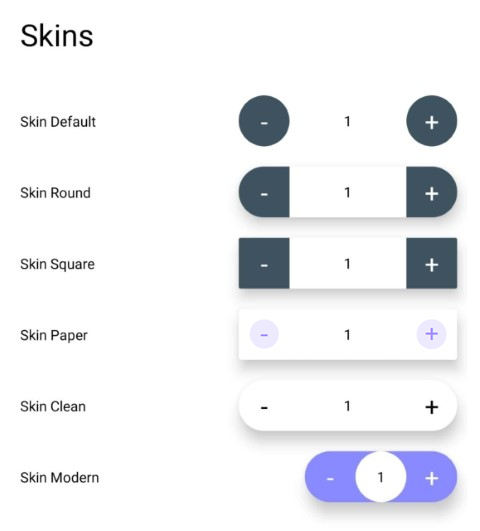 React native input spinner Npm