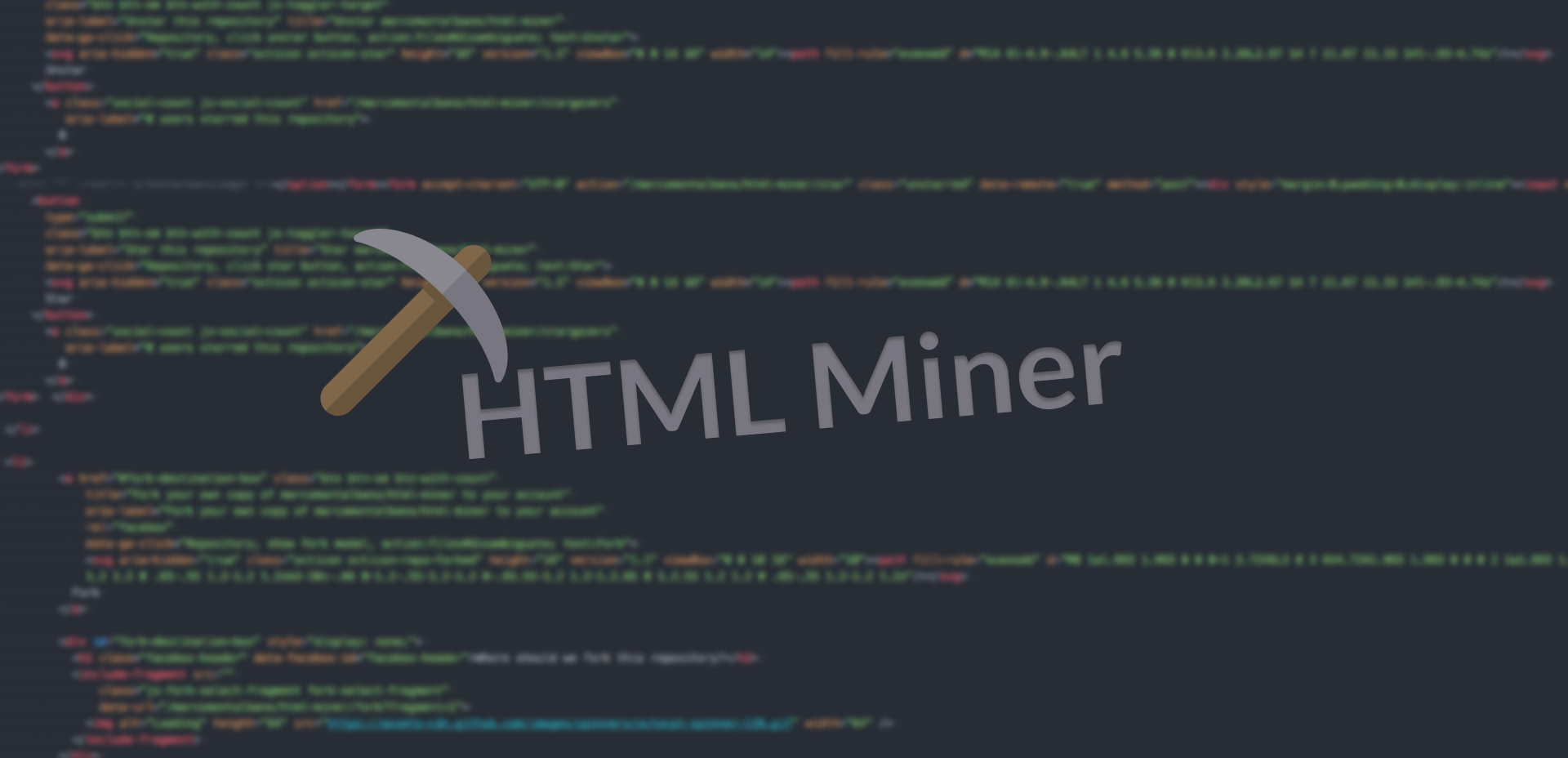 HTML Miner