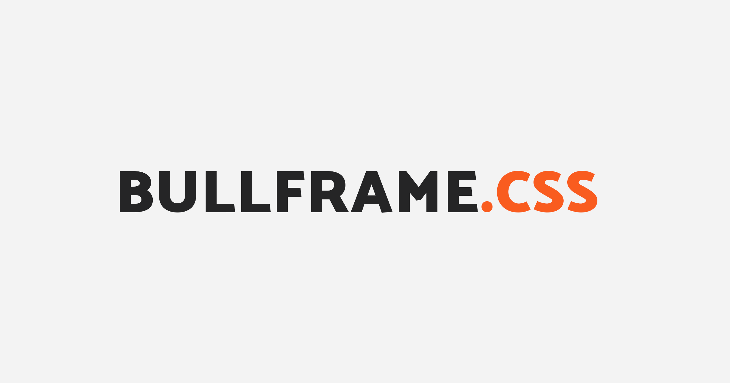 bullframe.css logo