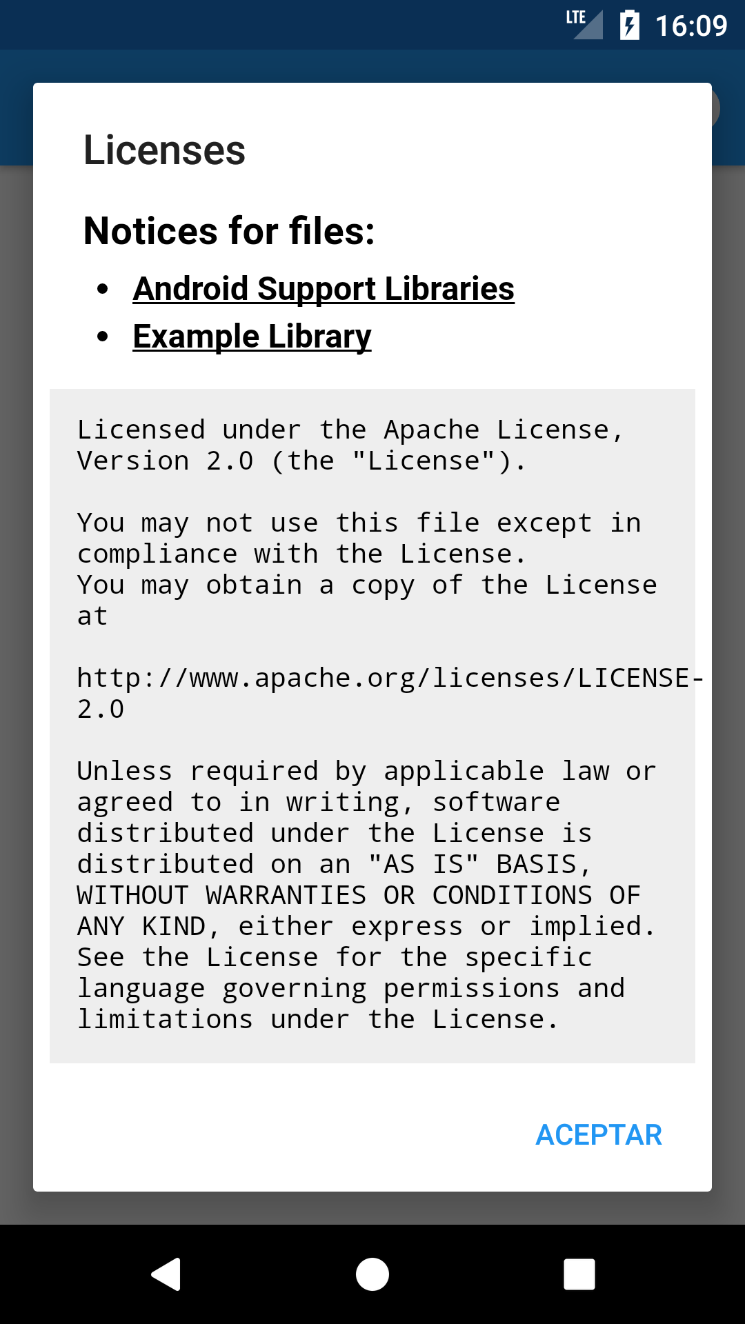 Licenser - Display licenses