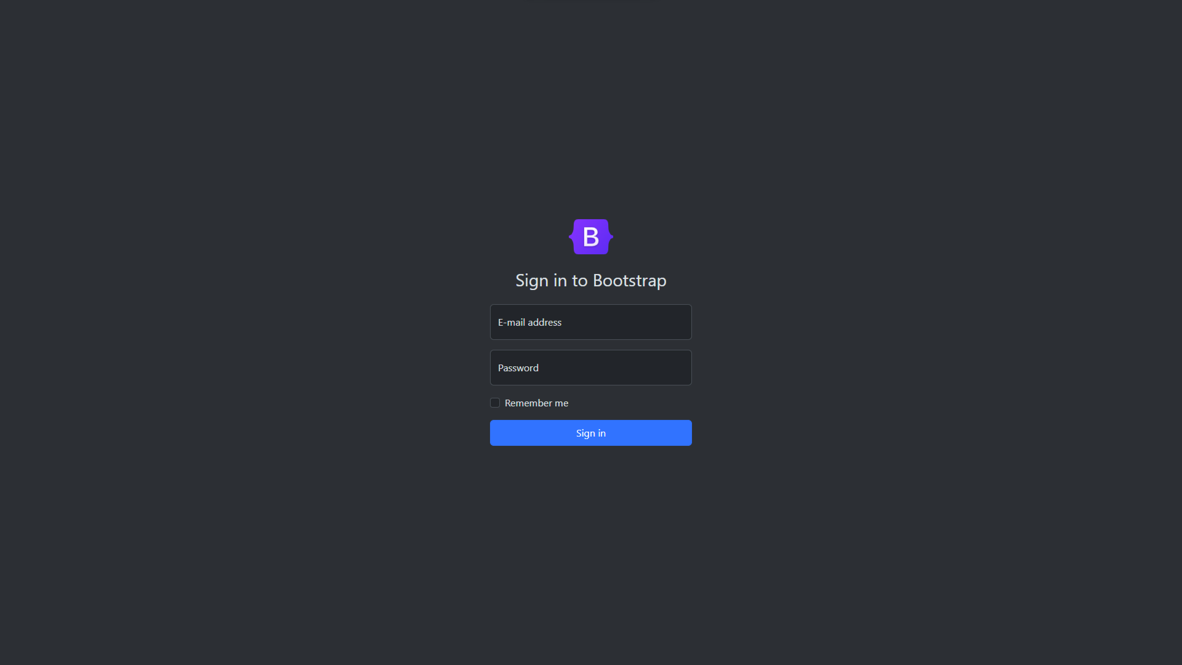 Capa Form Bootstrap