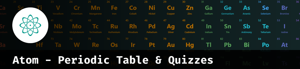 Atom - Periodic Table & Quizzes