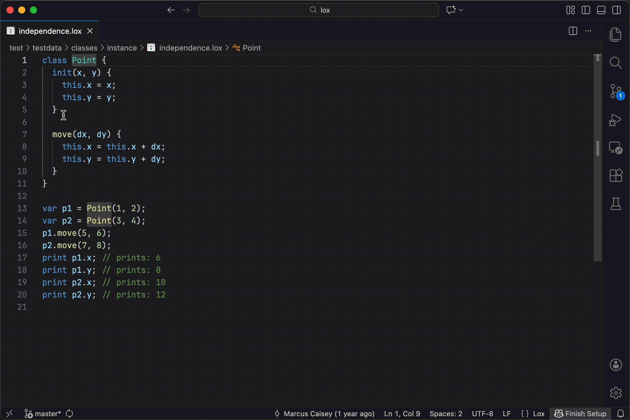 Go to References demo