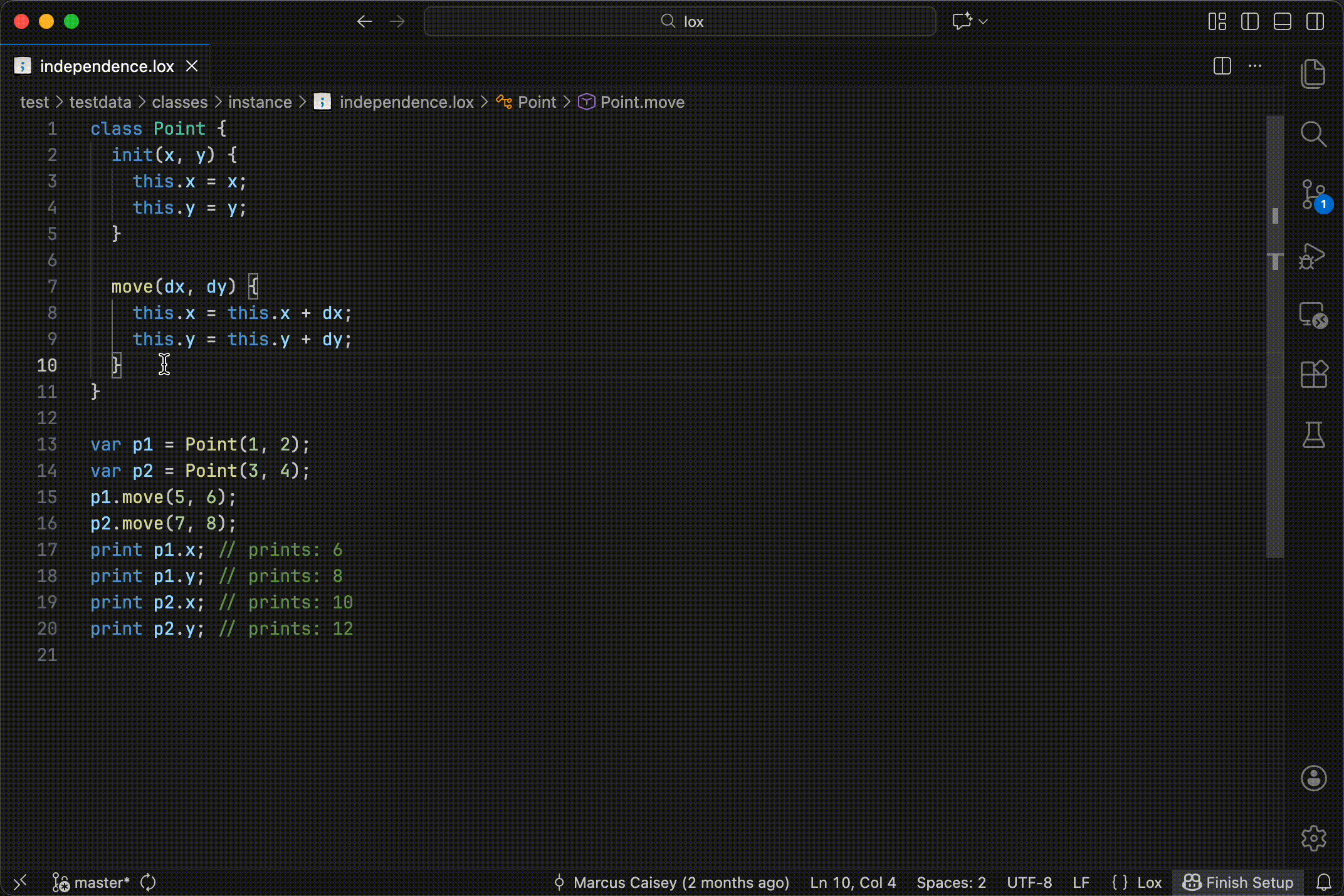 Hover Information demo