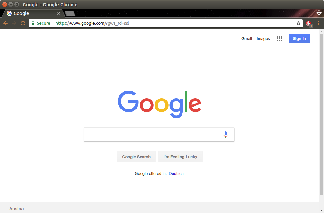 Google Screenshot