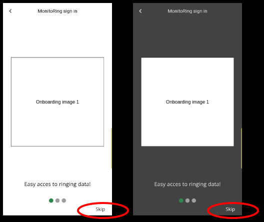 Figure2 - Onboarding page