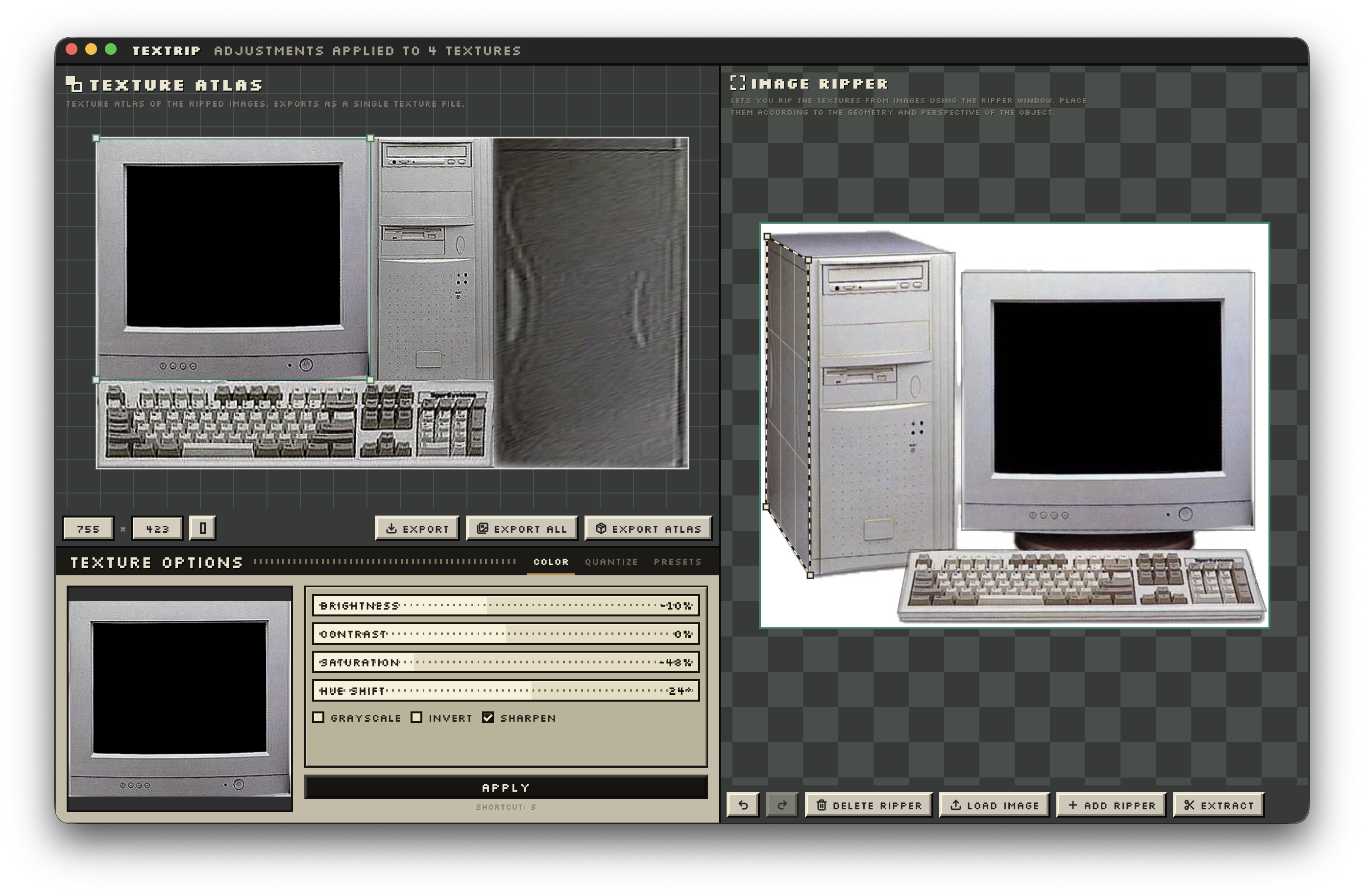 DinoRip screenshot