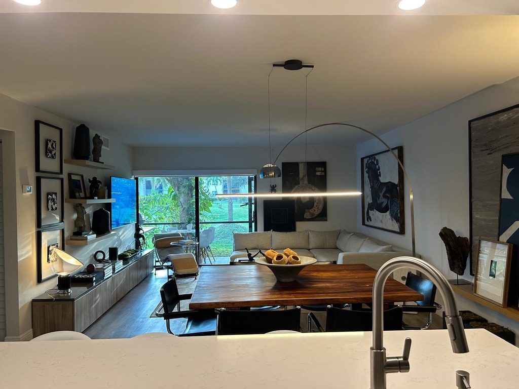Living and dining area
