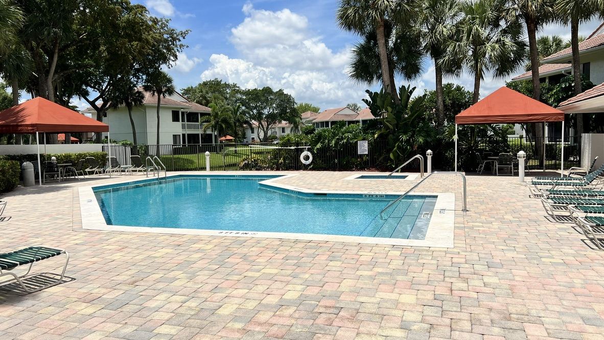 Boca West pool area