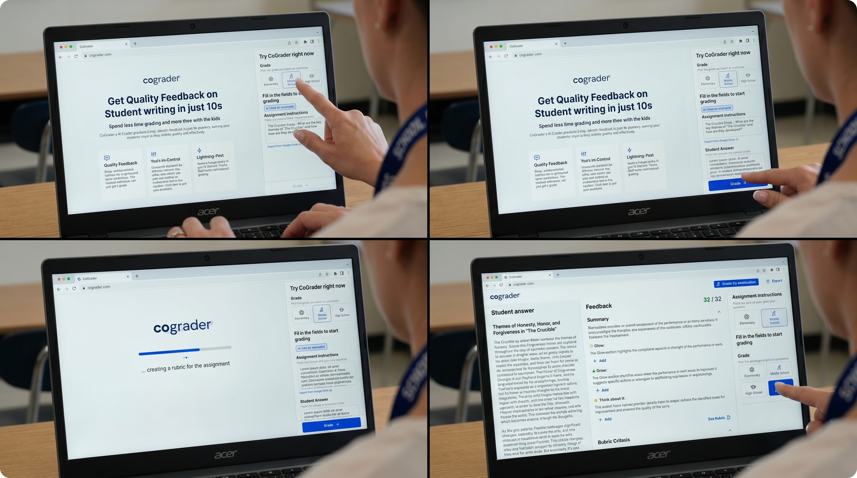 CoGrader demo