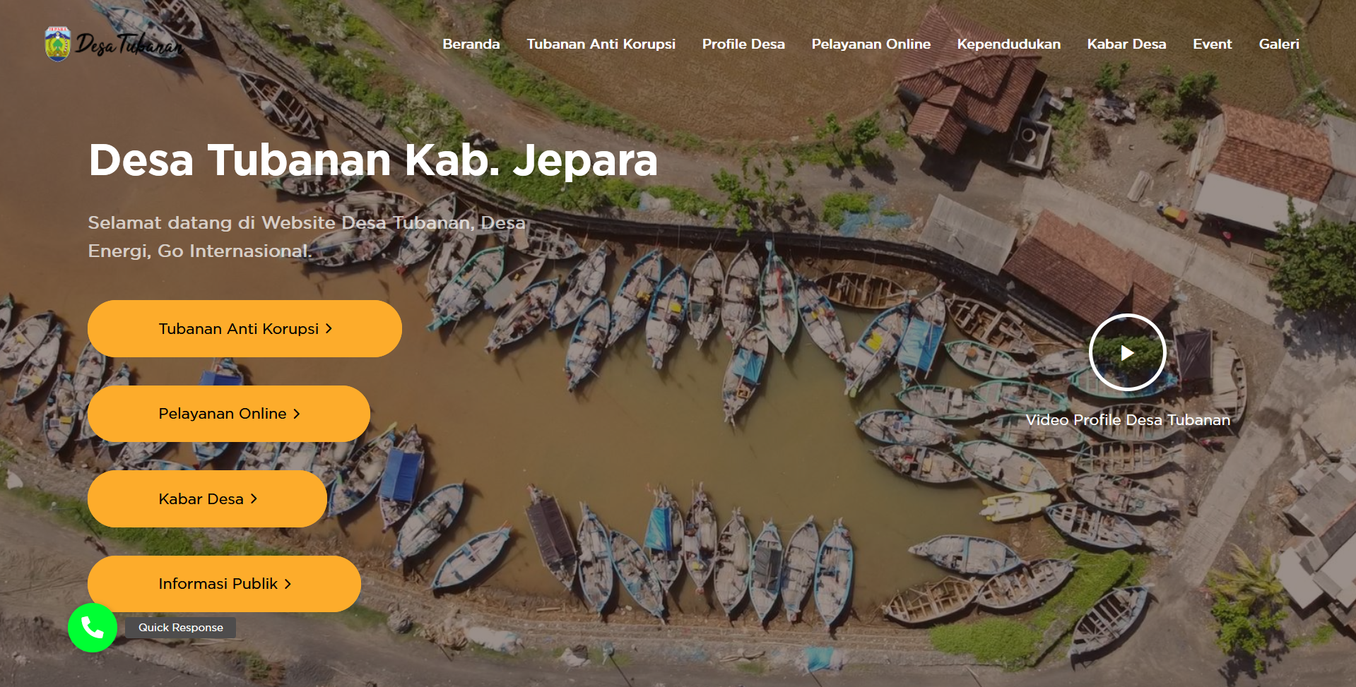 Tubanan website preview