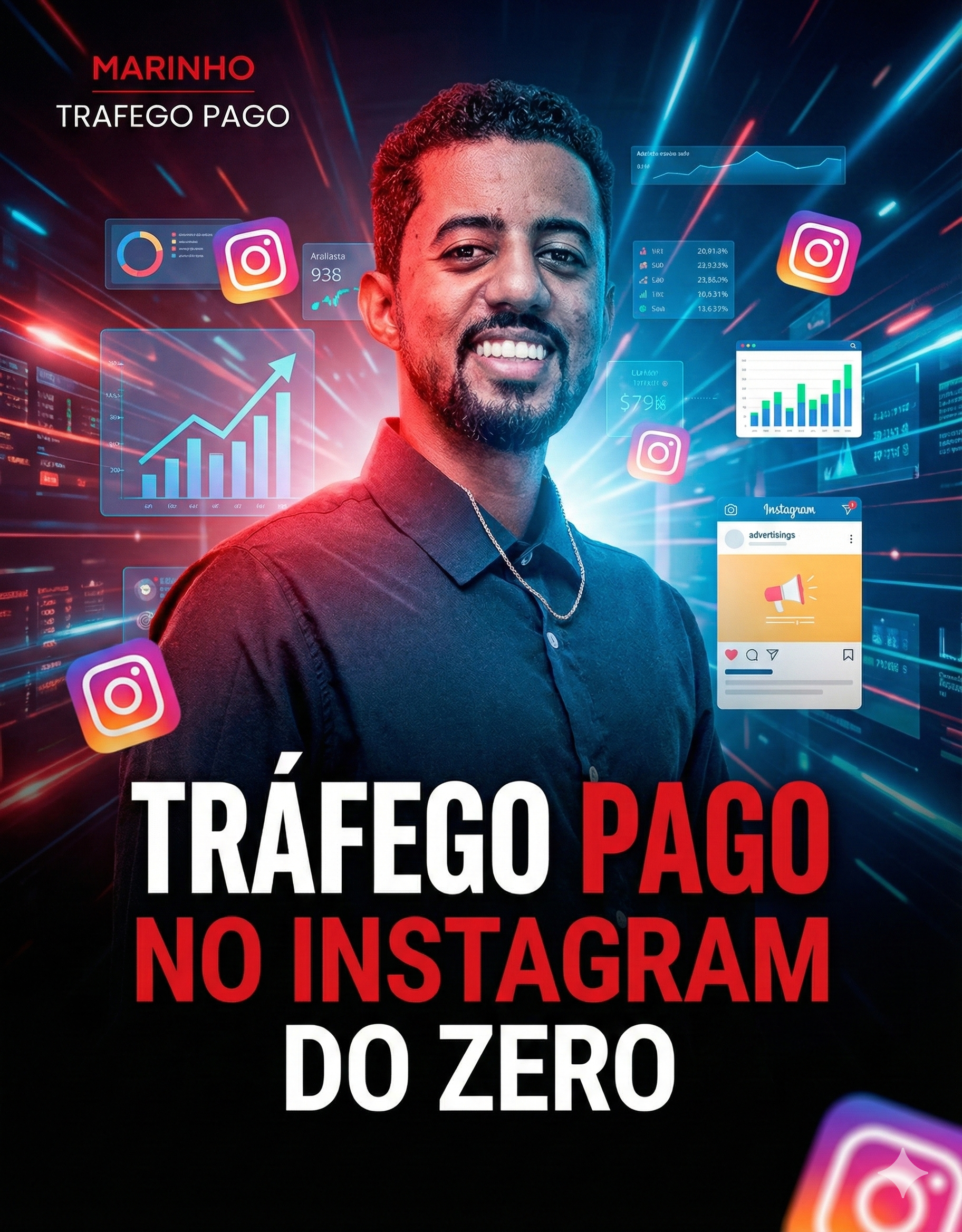 Capa do Curso Tráfego Pago no Instagram