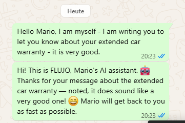WhatsApp auto-reply demo